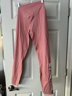 Be A Good Person Dusty Rose High-Waisted Leggings
